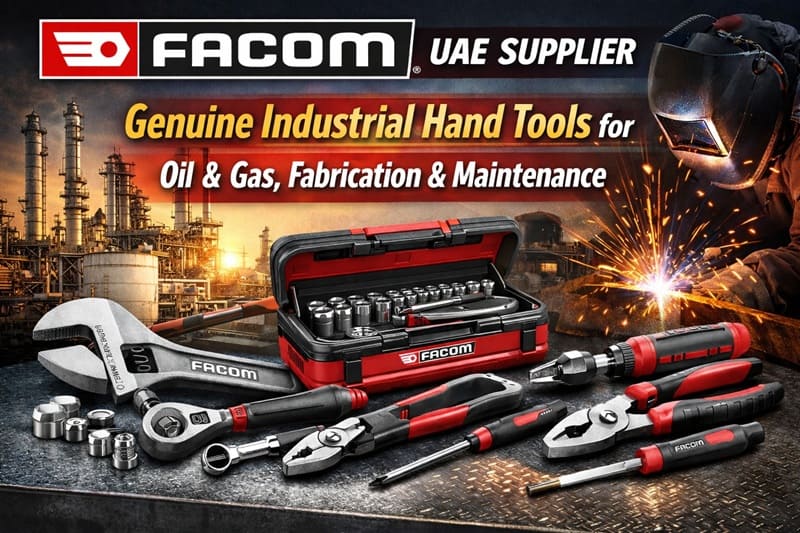 FACOM tools used in UAE industrial maintenance operations - technician using FACOM hand tools in fabrication workshop - heavy duty FACOM tools for mechanical applications - genuine FACOM tools supplier UAE