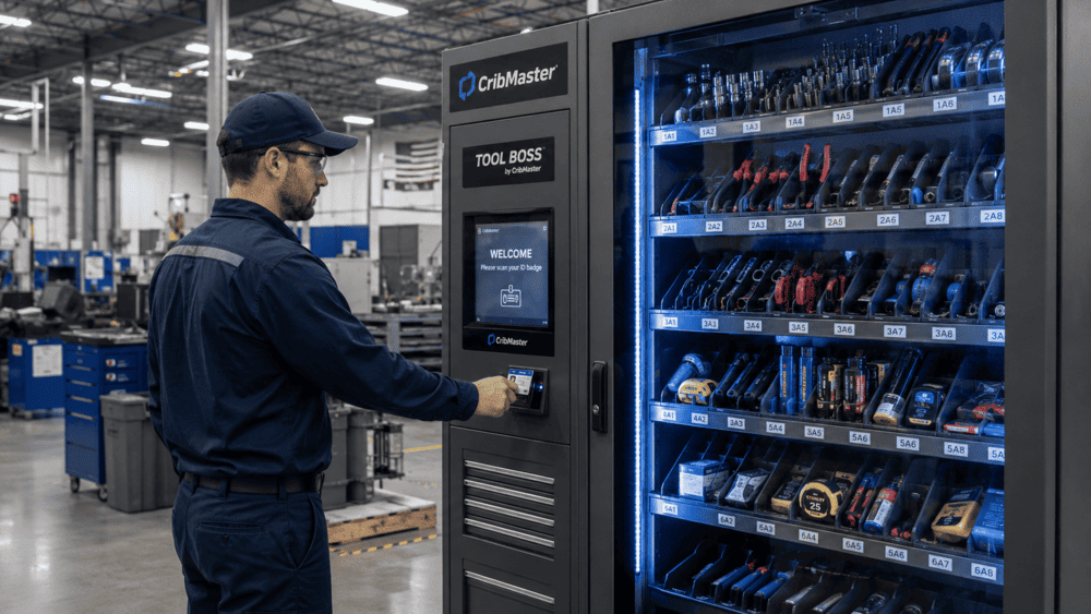 4 CribMaster Industrial Vending Systems